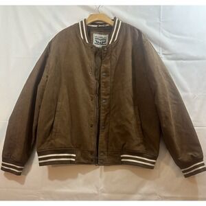 Brown Varsity Jacket